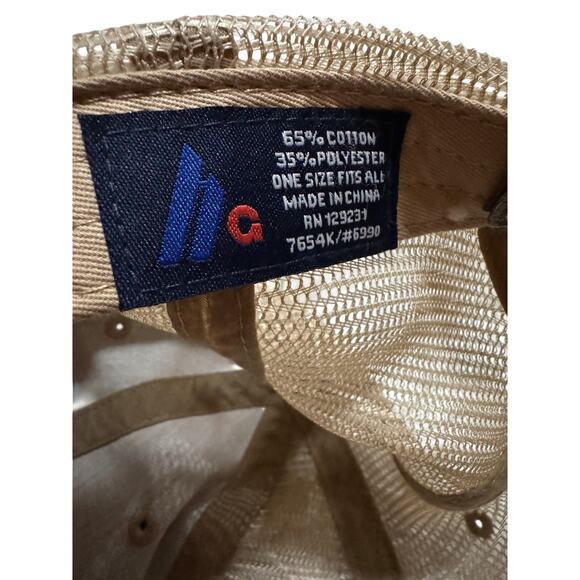 NWOT women’s trucker hat stressed blessed and coffee obsessed grey and beige - Picture 6 of 6